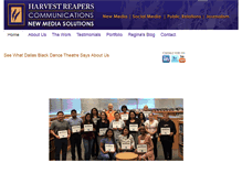Tablet Screenshot of harvestreapers.com
